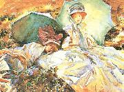 John Singer Sargent Green Parasol oil painting on canvas